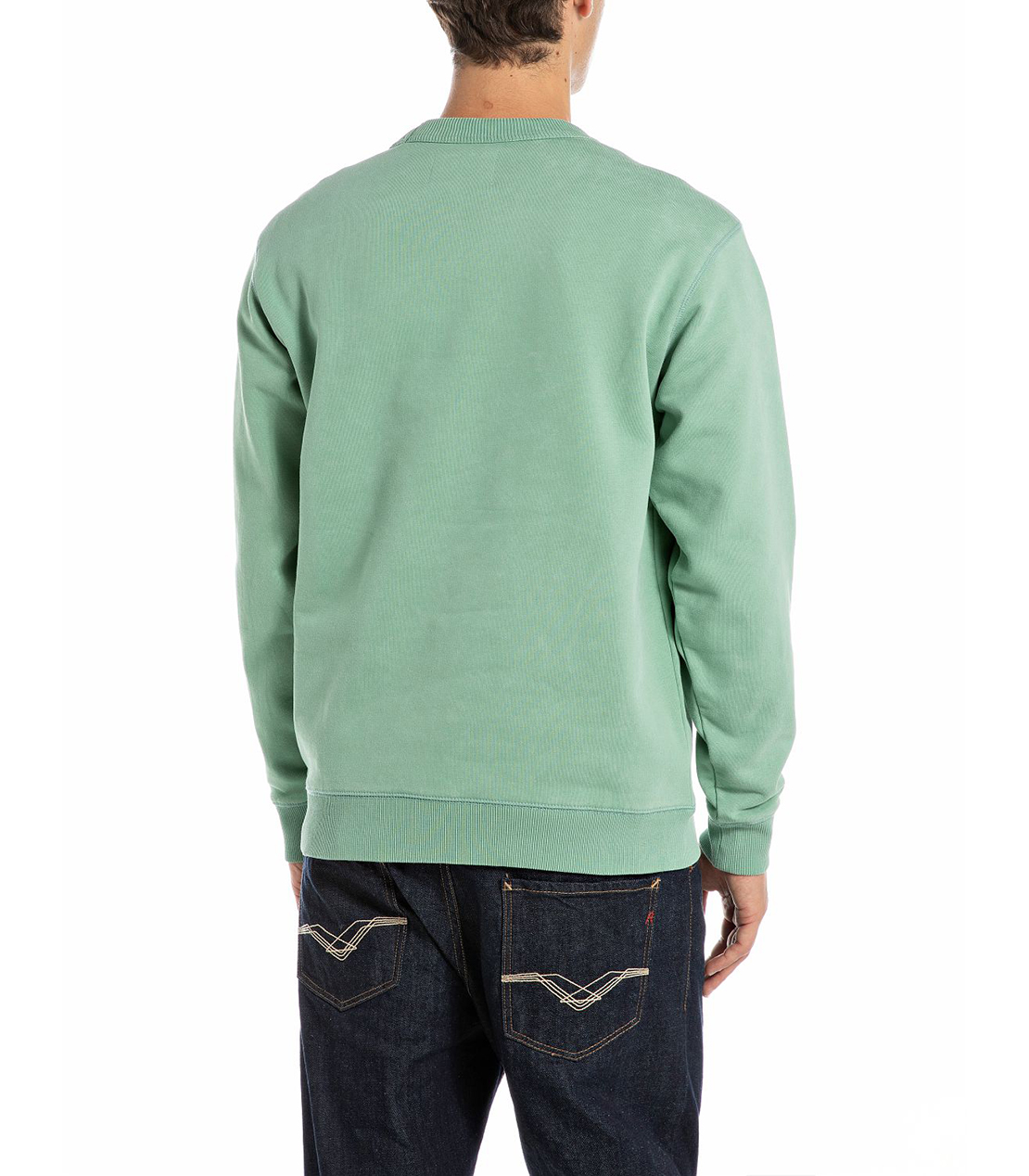 ガーメントダイブラッシュコットンフリース 詳細画像 ミント 2